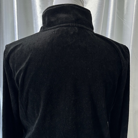 BCBG Velour Athleisure Suit 2pc Set Sz XL/Black - Picture 9 of 16